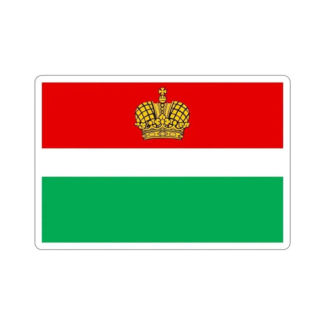 Flag of Kaluga Oblast Russia STICKER Vinyl Die-Cut Decal - The Sticker Space