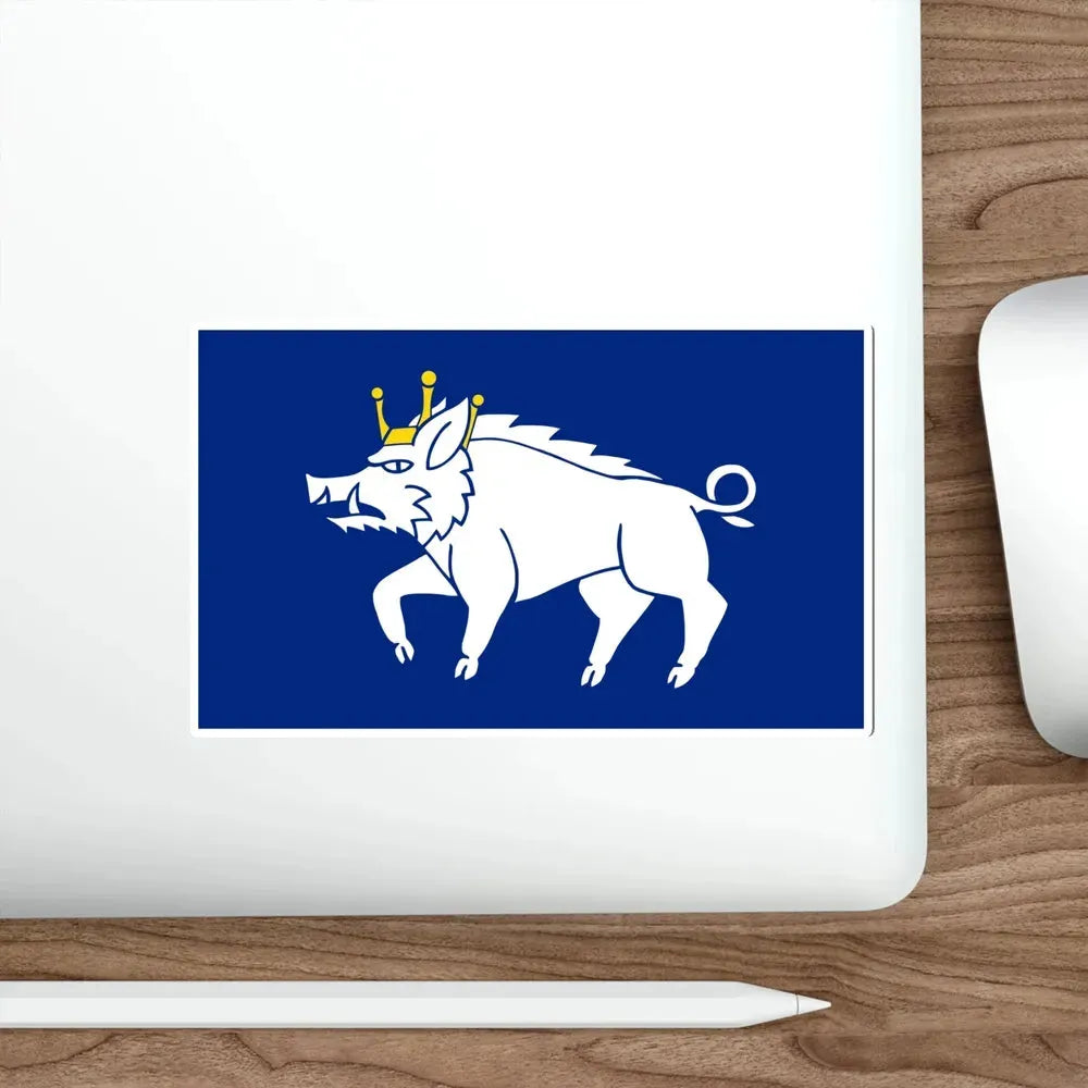 Flag of Kingswinford UK STICKER Vinyl Die-Cut Decal - The Sticker Space