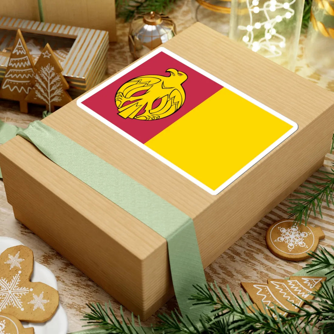 Flag of Kirovohrad Oblast (Ukraine) STICKER Vinyl Kiss-Cut Decal - The Sticker Space