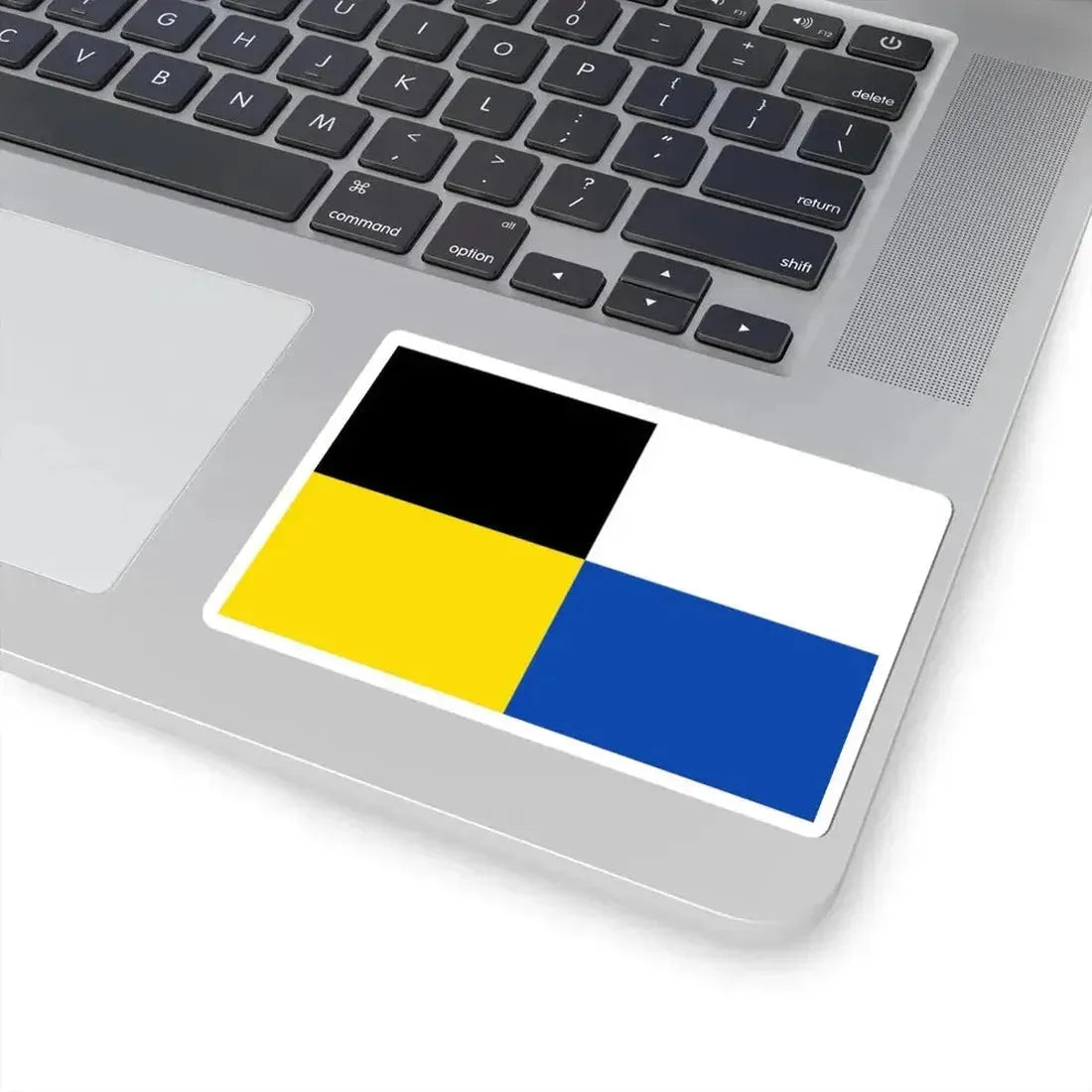 Flag of Kluisbergen (Belgium) STICKER Vinyl Kiss-Cut Decal - The Sticker Space