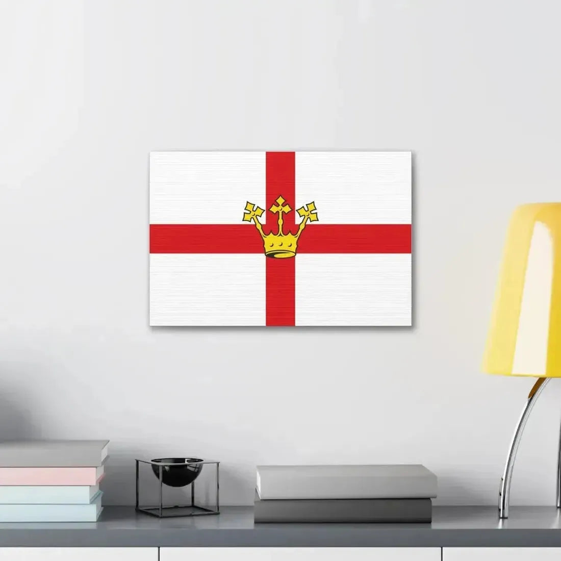 Flag of Koblenz Germany - Canvas Wall Art - The Sticker Space