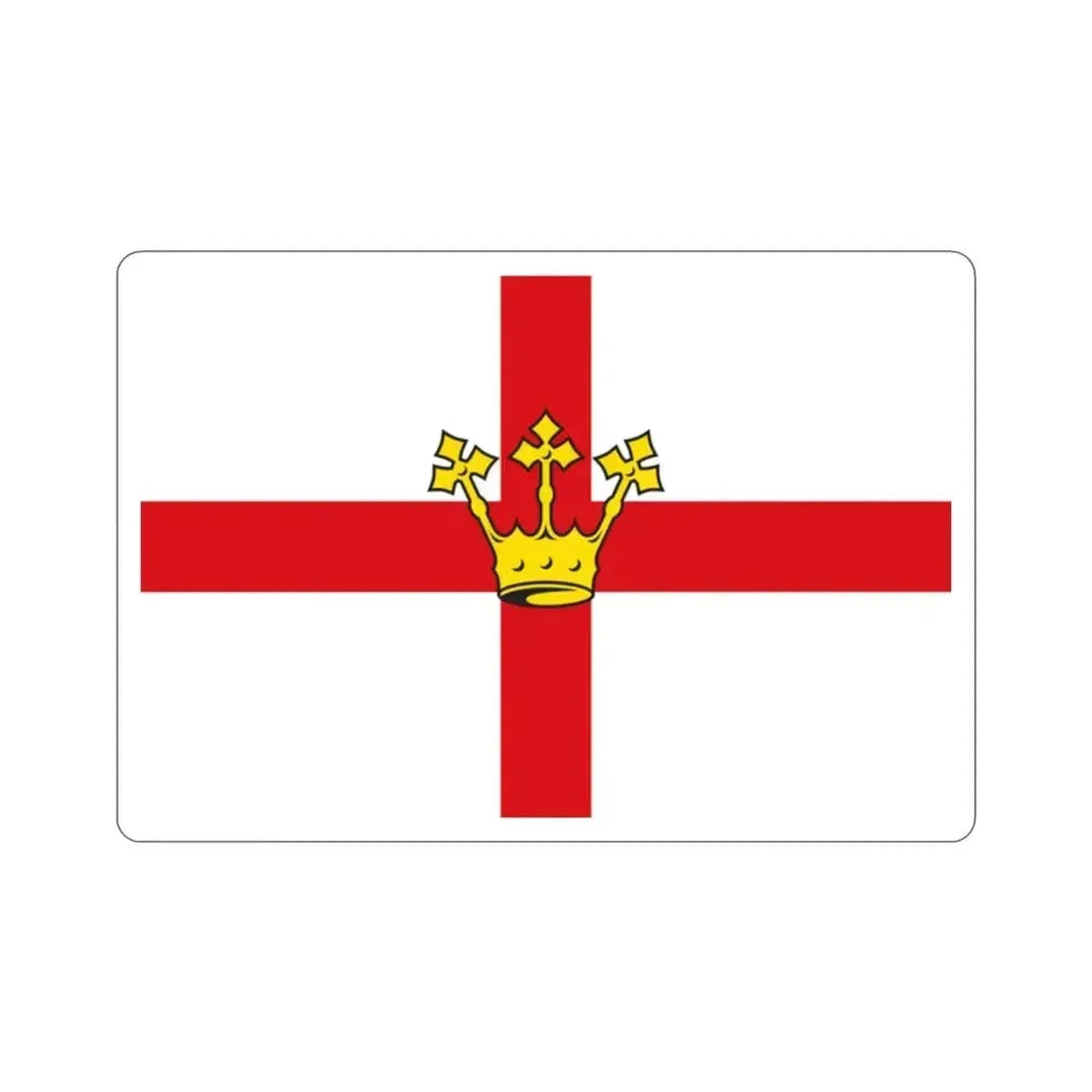 Flag of Koblenz Germany STICKER Vinyl Die-Cut Decal - The Sticker Space