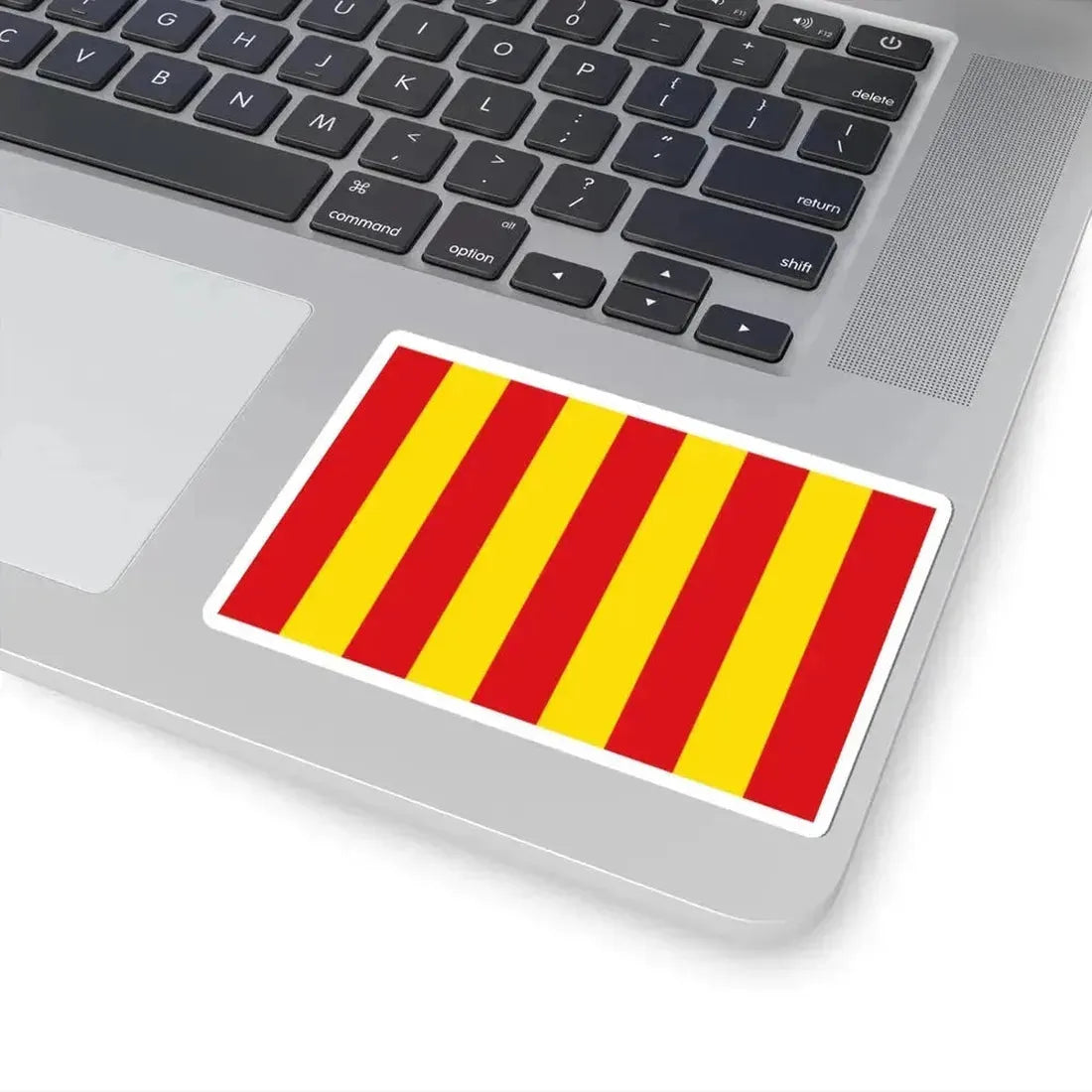 Flag of Kontich (Belgium) STICKER Vinyl Kiss-Cut Decal - The Sticker Space