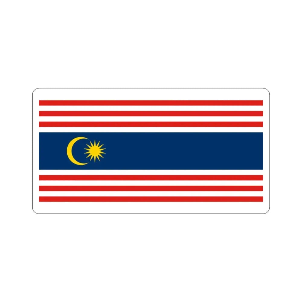 Flag of Kuala Lumpur Malaysia STICKER Vinyl Die-Cut Decal - The Sticker Space