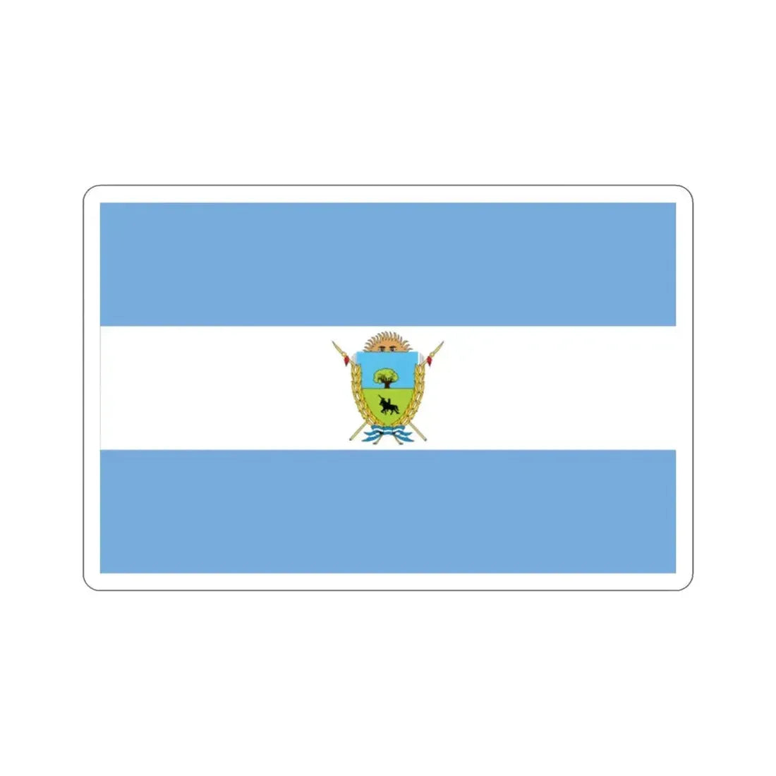 Flag of La Pampa Province Argentina STICKER Vinyl Die-Cut Decal - The Sticker Space