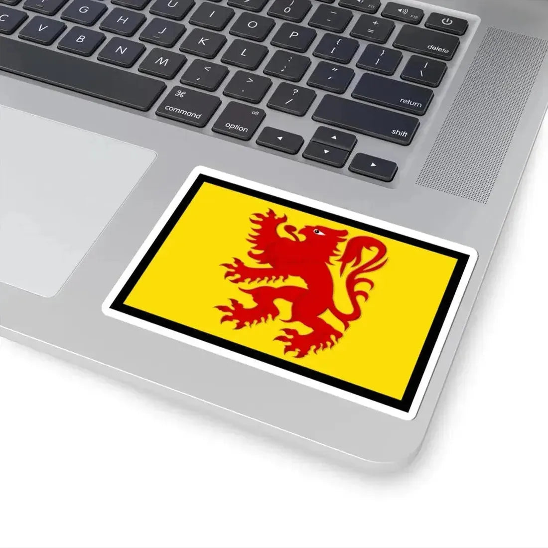Flag of Laarne (Belgium) STICKER Vinyl Kiss-Cut Decal - The Sticker Space