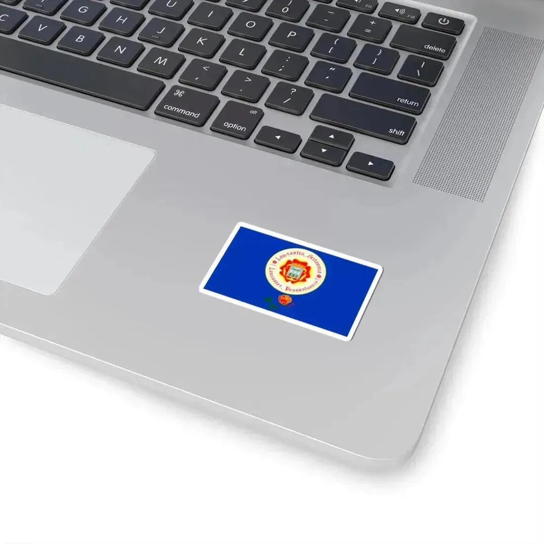 Flag of Lancaster, Pennsylvania - STICKER Vinyl Kiss-Cut Decal - The Sticker Space