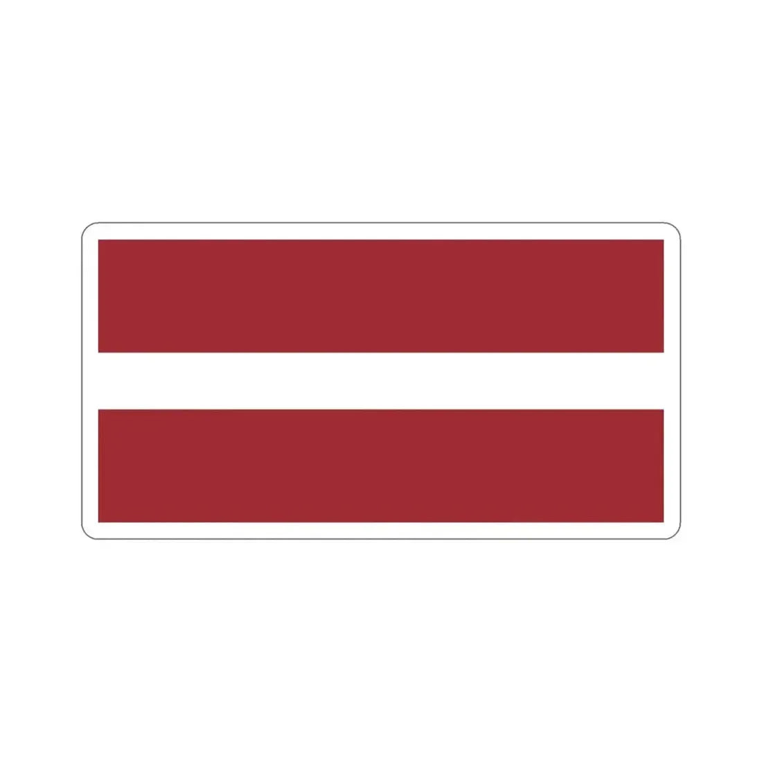 Flag of Latvia STICKER Vinyl Die-Cut Decal - The Sticker Space