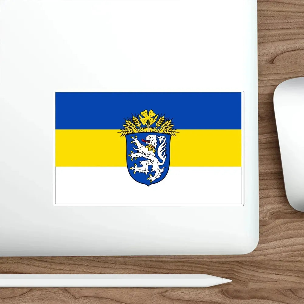 Flag of Leer Germany STICKER Vinyl Die-Cut Decal - The Sticker Space