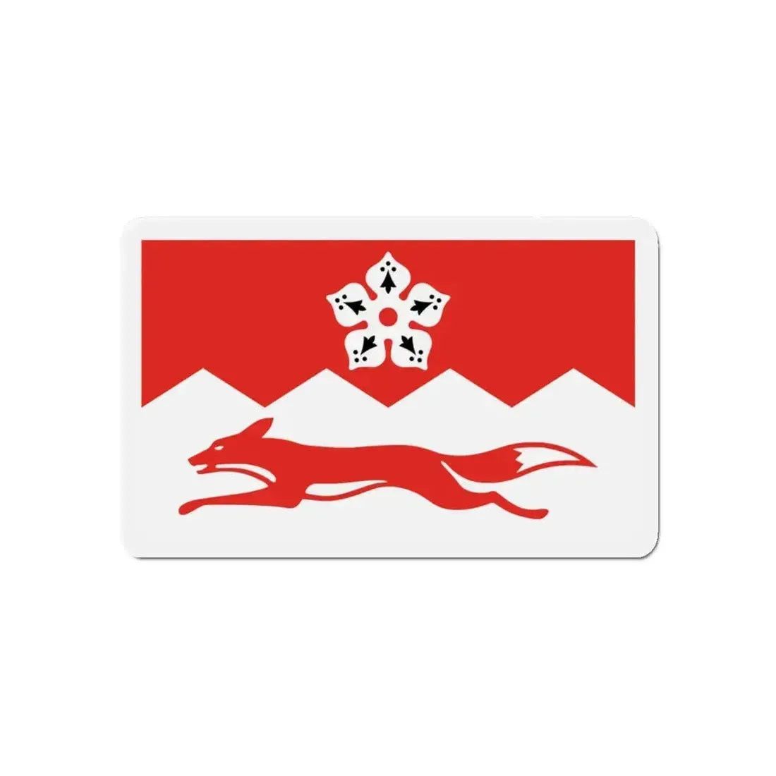 Flag of Leicestershire UK - Refrigerator Magnet - The Sticker Space