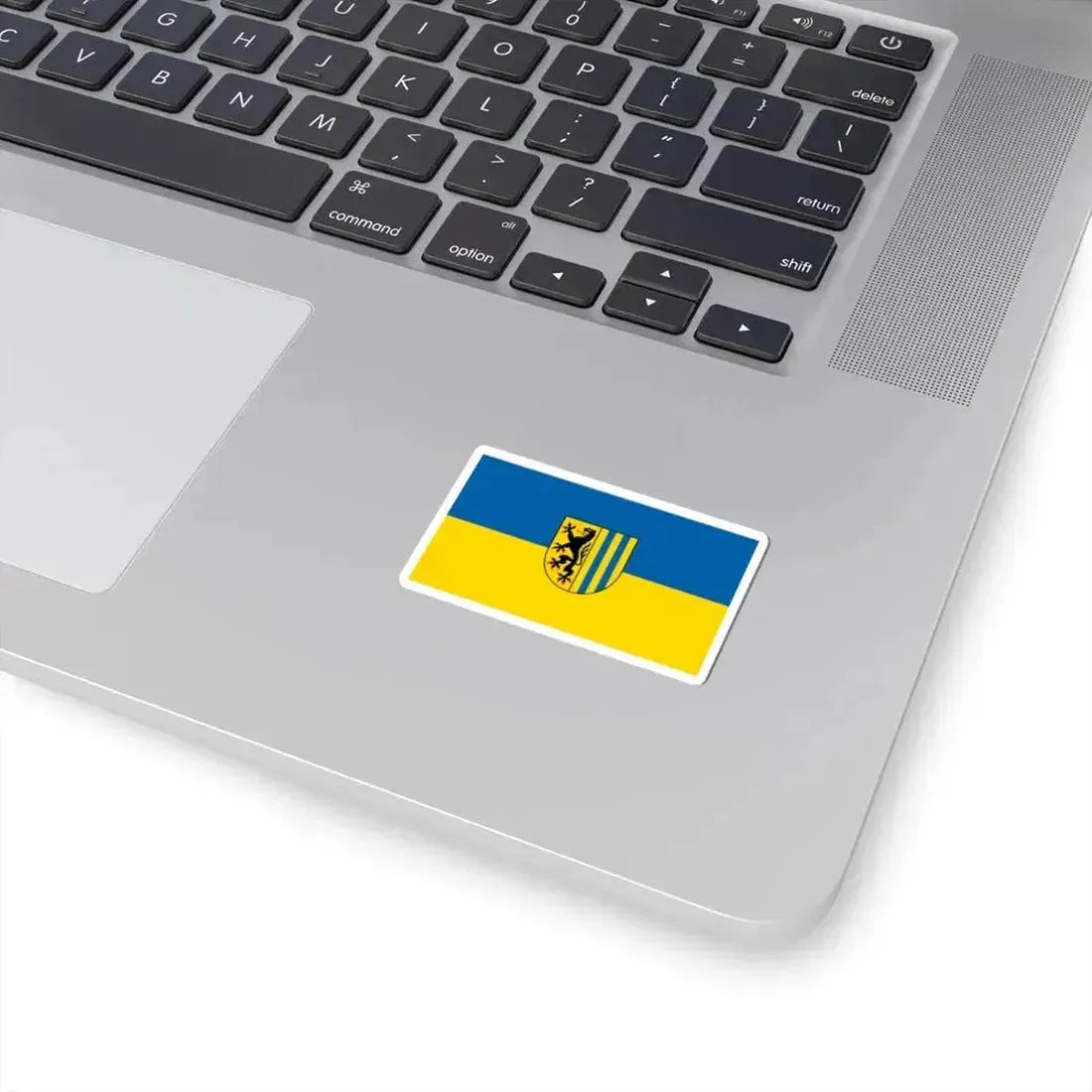 Flag of Leipzig 2 Germany - STICKER Vinyl Kiss-Cut Decal - The Sticker Space