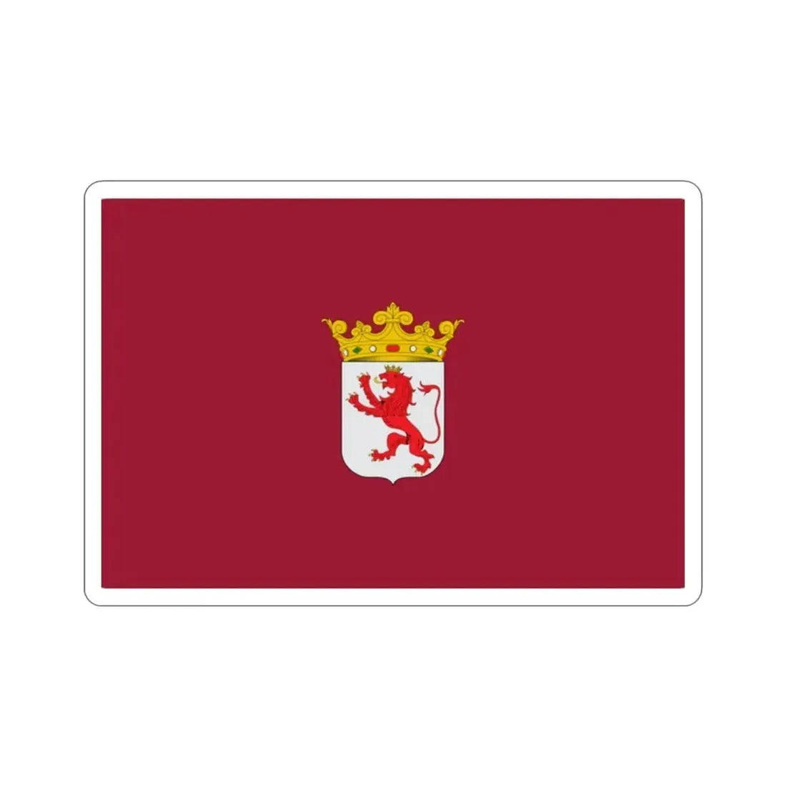 Flag of León Spain STICKER Vinyl Die-Cut Decal - The Sticker Space