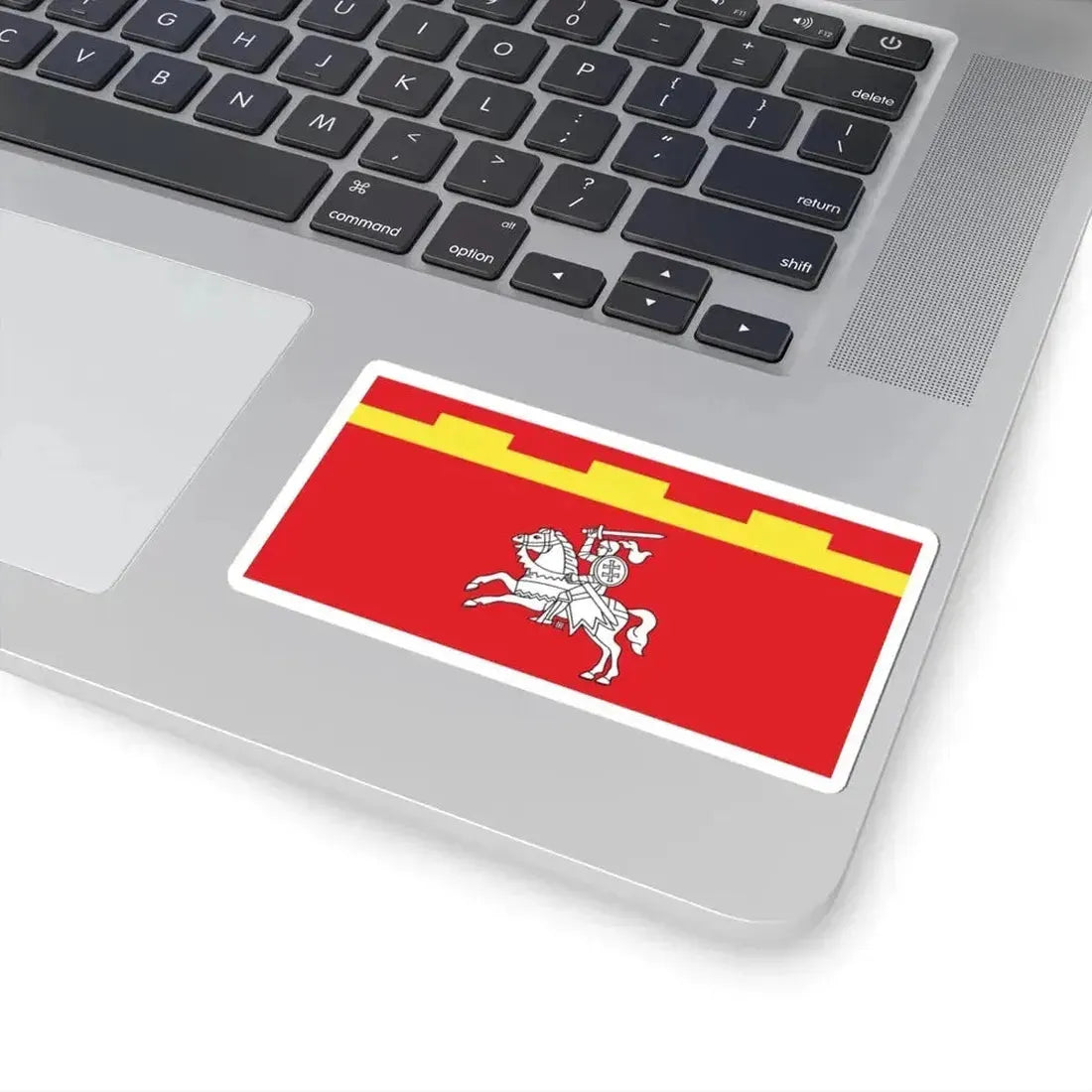 Flag of Lepiel Belarus (Belarus) STICKER Vinyl Kiss-Cut Decal - The Sticker Space