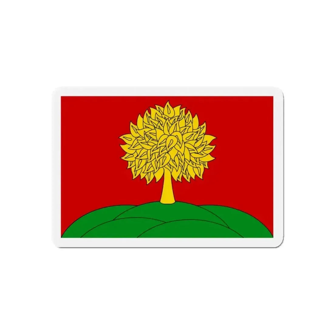 Flag of Lipetsk Oblast Russia - Refrigerator Magnet - The Sticker Space