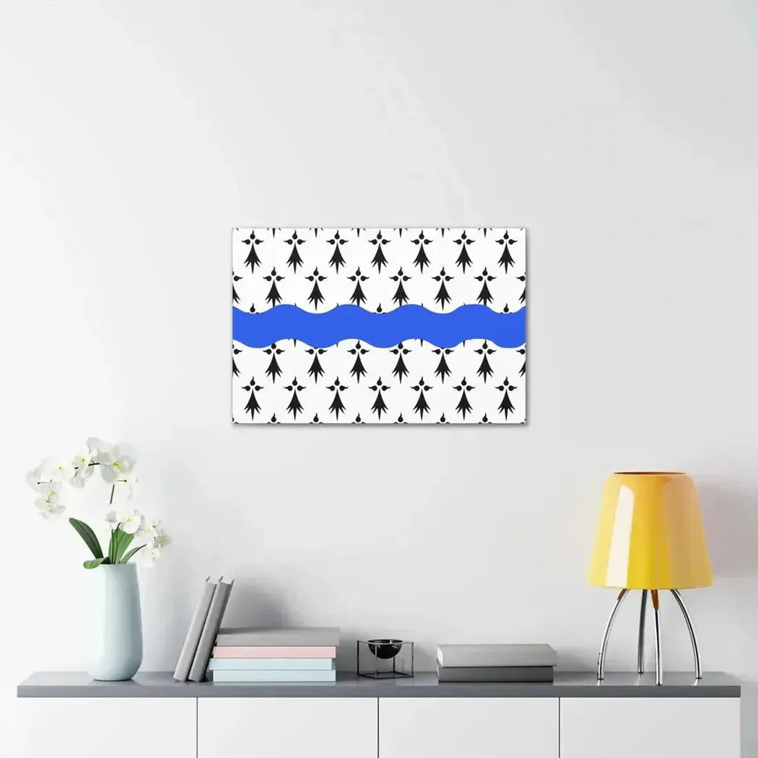 Flag of Loire Atlantique France 2 - Canvas Wall Art - The Sticker Space