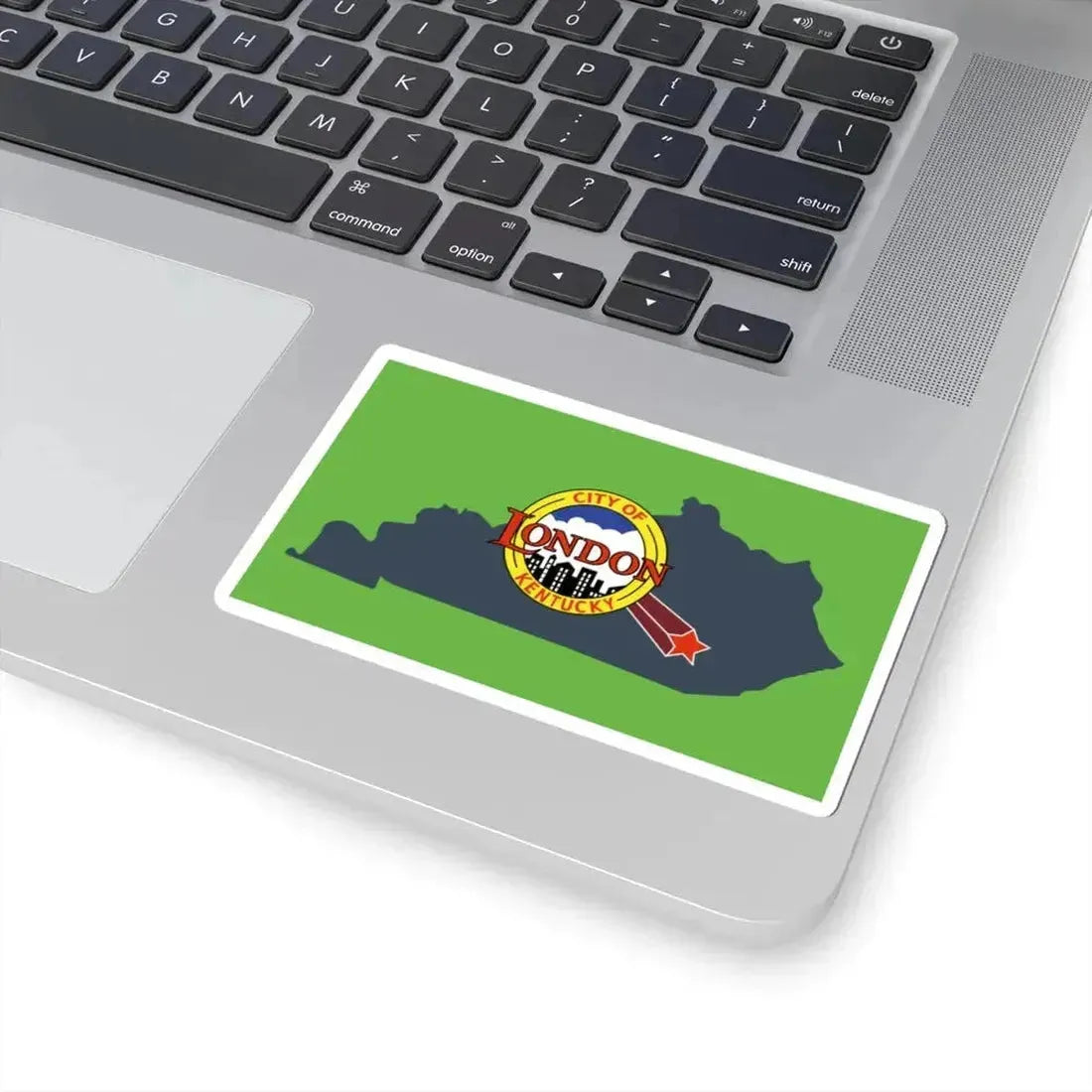 Flag of London Kentucky (United States) STICKER Vinyl Kiss-Cut Decal - The Sticker Space