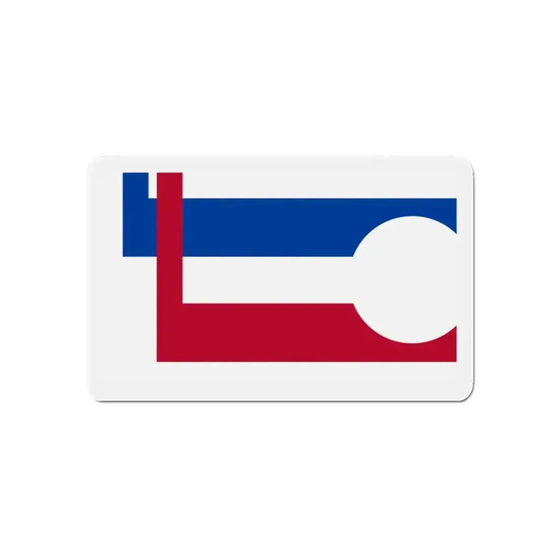 Flag of Longmont Colorado - Refrigerator Magnet - The Sticker Space