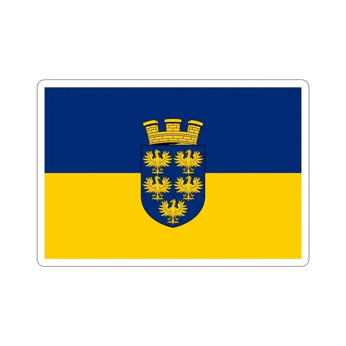 Flag of Lower Austria Niederösterreich Austria STICKER Vinyl Die-Cut Decal - The Sticker Space