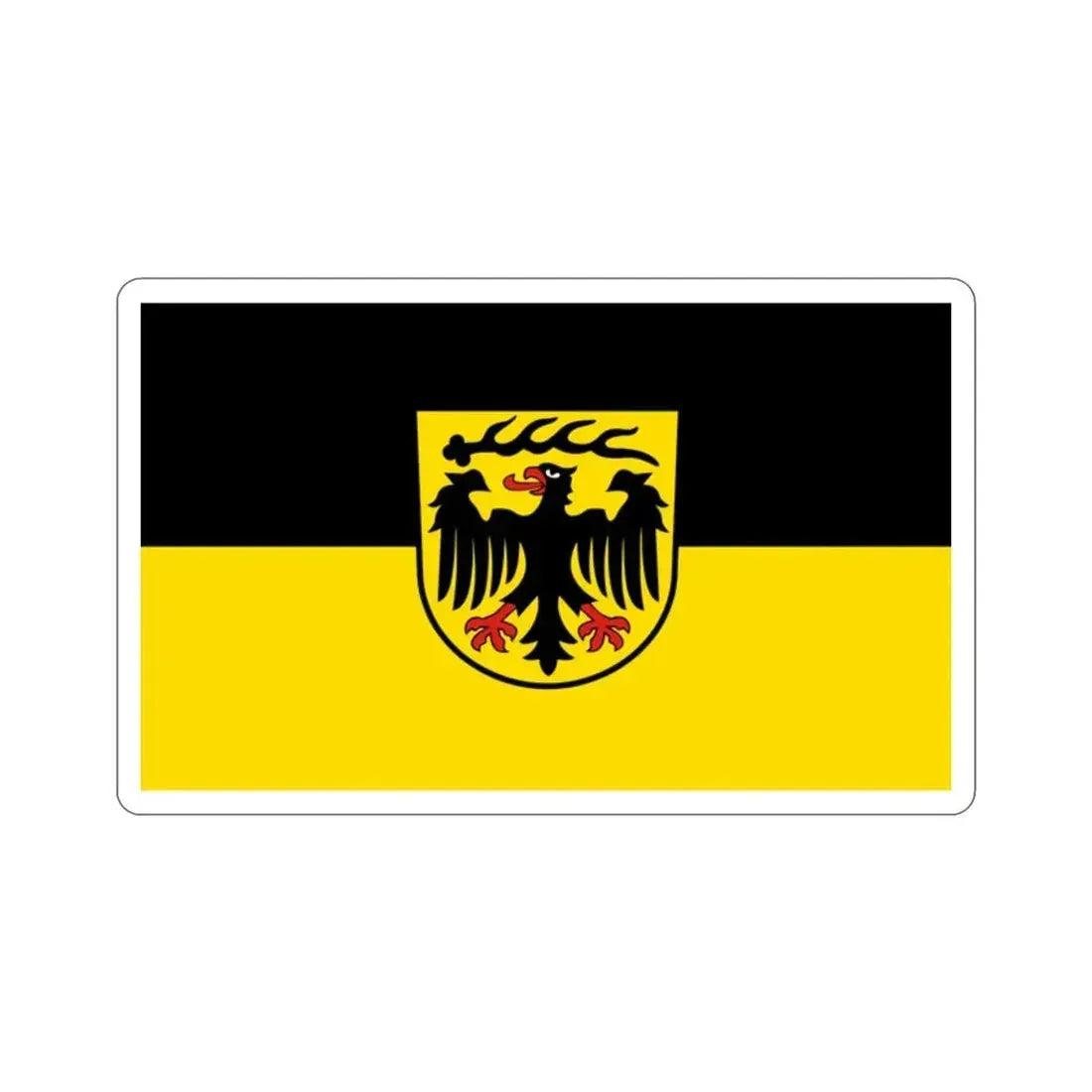 Flag of Ludwigsburg Germany STICKER Vinyl Die-Cut Decal - The Sticker Space