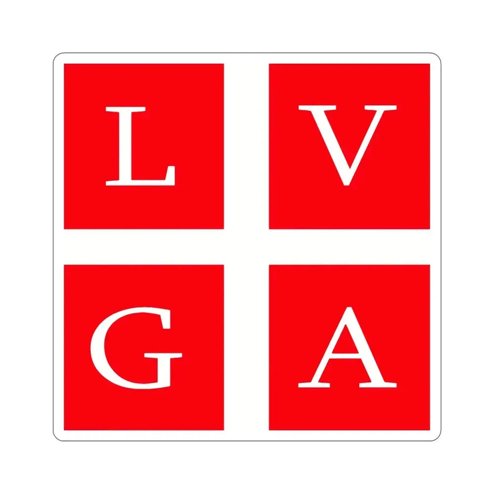 Flag of Lugano Switzerland STICKER Vinyl Die-Cut Decal 6 Inch - The Sticker Space