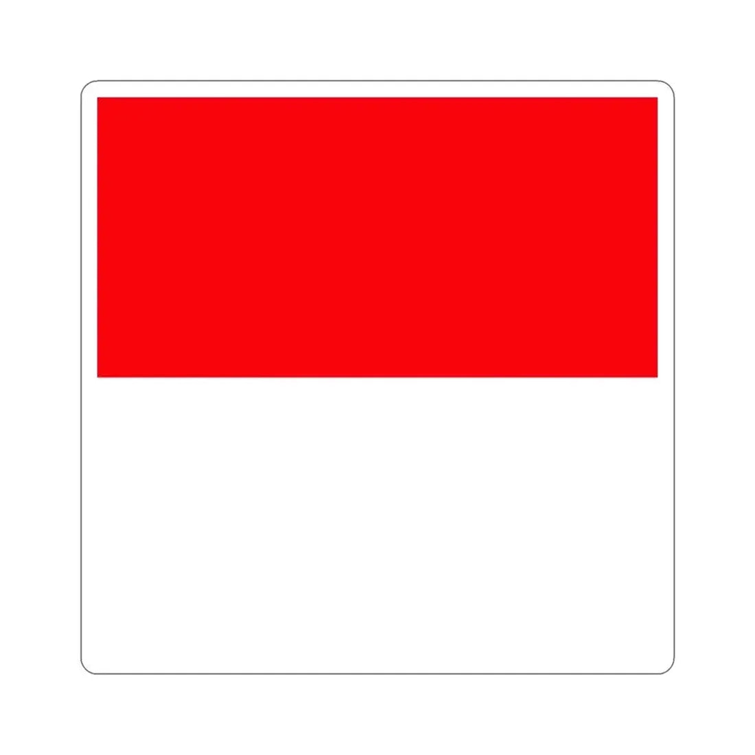 Flag of Lutry Switzerland STICKER Vinyl Die-Cut Decal - The Sticker Space