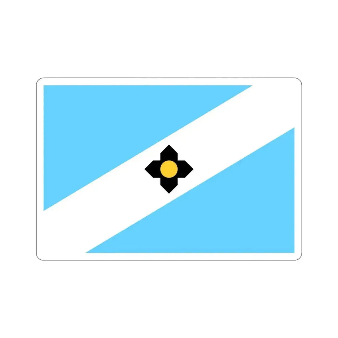 Flag of Madison Wisconsin USA STICKER Vinyl Die-Cut Decal - The Sticker Space