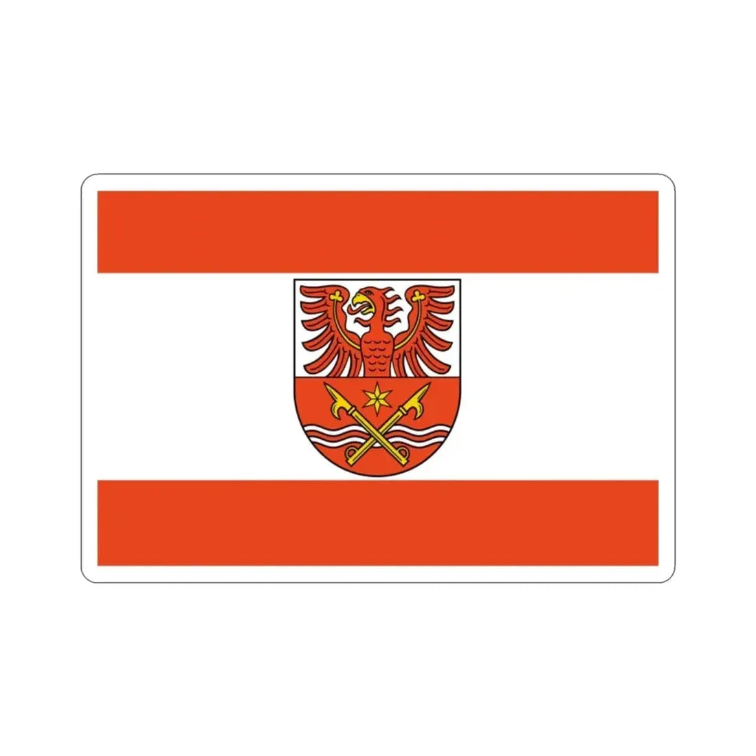 Flag of Maerkisch Oderland Germany STICKER Vinyl Die-Cut Decal - The Sticker Space