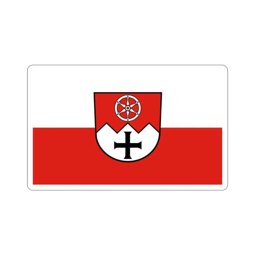 Flag of Main Tauber Kreis Germany STICKER Vinyl Die-Cut Decal - The Sticker Space