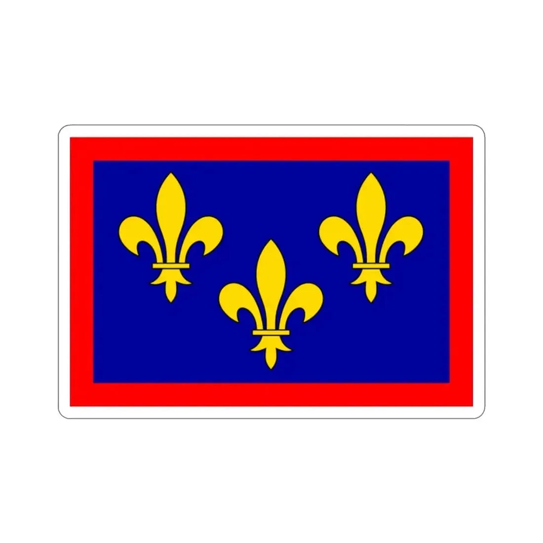 Flag of Maine et Loire France 2 STICKER Vinyl Die-Cut Decal - The Sticker Space