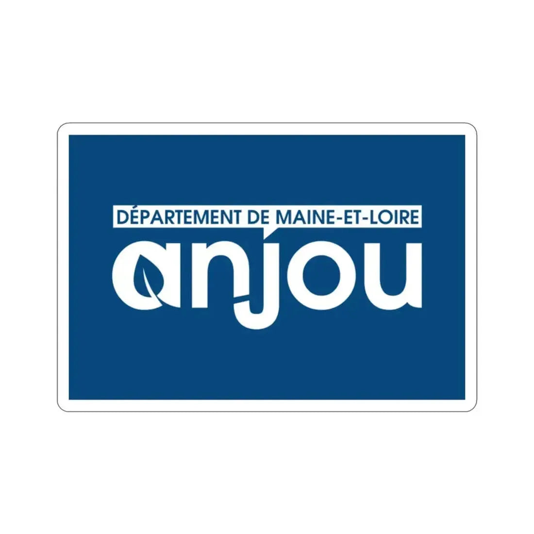 Flag of Maine et Loire France STICKER Vinyl Die-Cut Decal - The Sticker Space