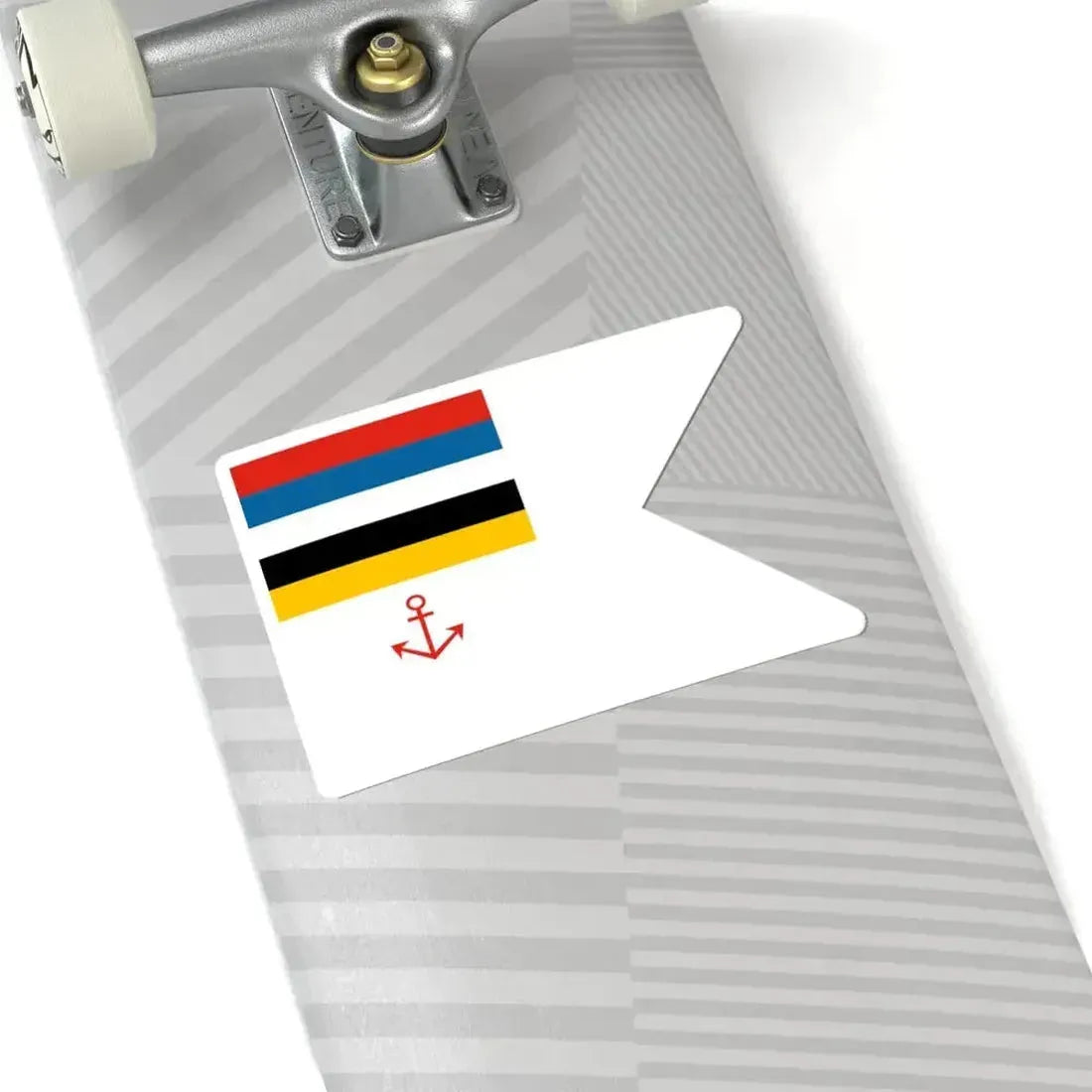 Flag of Marine Police Senior Officer at Present Afloat of Manchukuo (China) STICKER Vinyl Kiss-Cut Decal - The Sticker Space