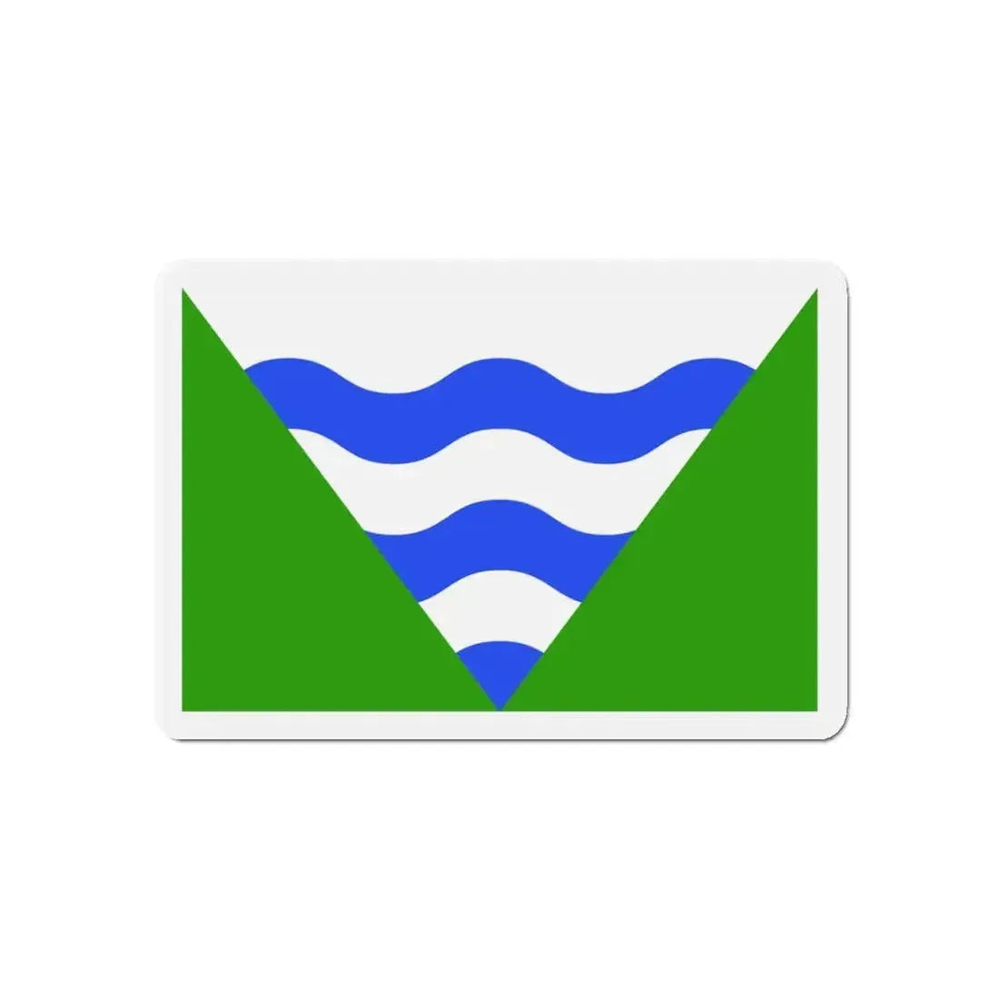 Flag of Marsaskala Malta - Refrigerator Magnet - The Sticker Space