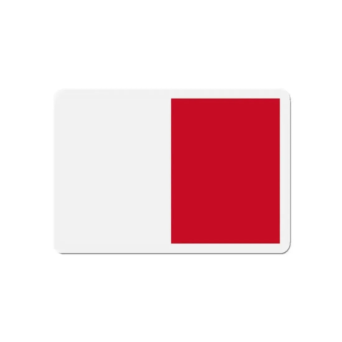 Flag of Mdina Malta - Refrigerator Magnet - The Sticker Space