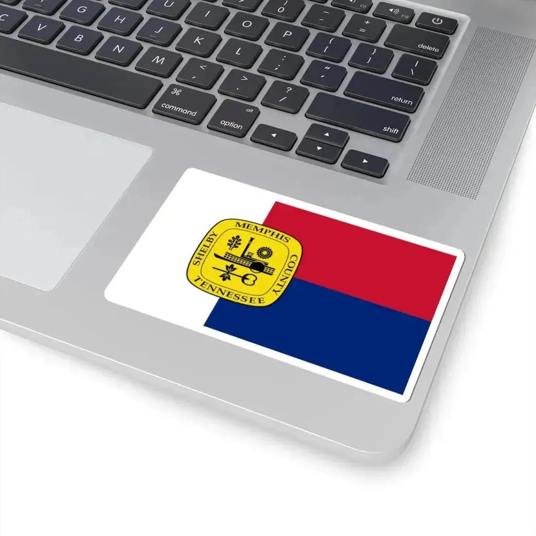 Flag of Memphis pre-1969 variant (United States) STICKER Vinyl Kiss-Cut Decal - The Sticker Space