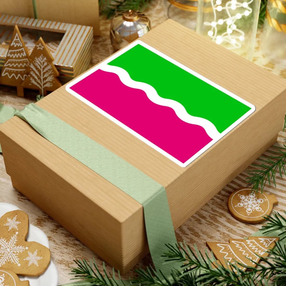 Flag of Menskyi Raion (Ukraine) STICKER Vinyl Kiss-Cut Decal - The Sticker Space