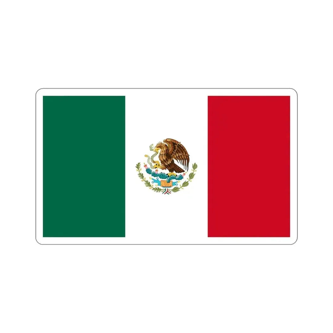 Flag of Mexico STICKER Vinyl Die-Cut Decal - The Sticker Space
