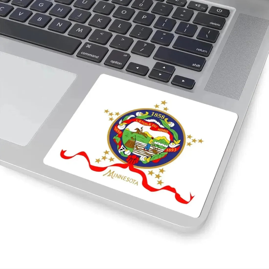Flag of Minnesota 1893-1957 (United States) STICKER Vinyl Kiss-Cut Decal - The Sticker Space