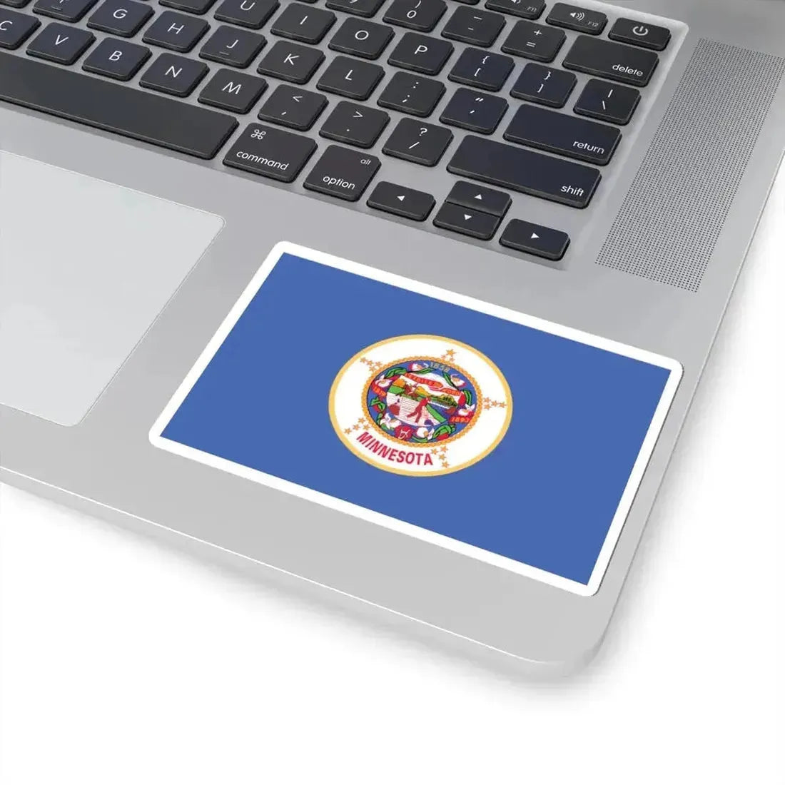 Flag of Minnesota 1983-2024 (United States) STICKER Vinyl Kiss-Cut Decal - The Sticker Space