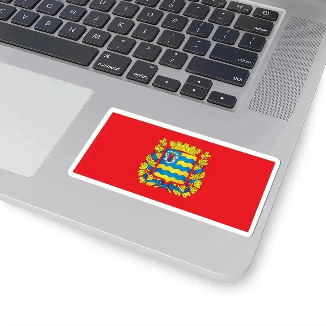 Flag of Minsk Voblast (Belarus) STICKER Vinyl Kiss-Cut Decal - The Sticker Space