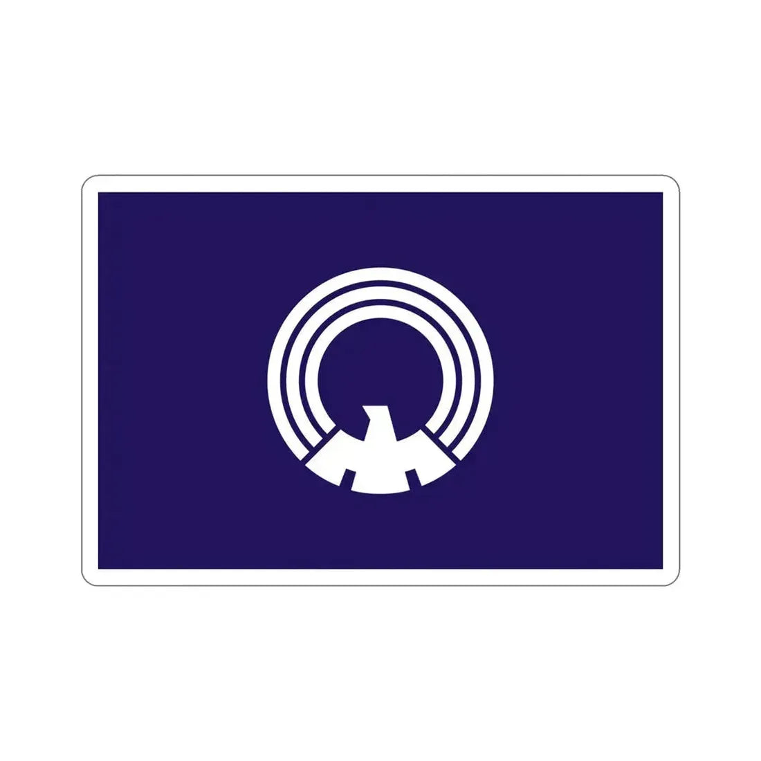 Flag of Mitaka Tokyo Japan STICKER Vinyl Die-Cut Decal - The Sticker Space