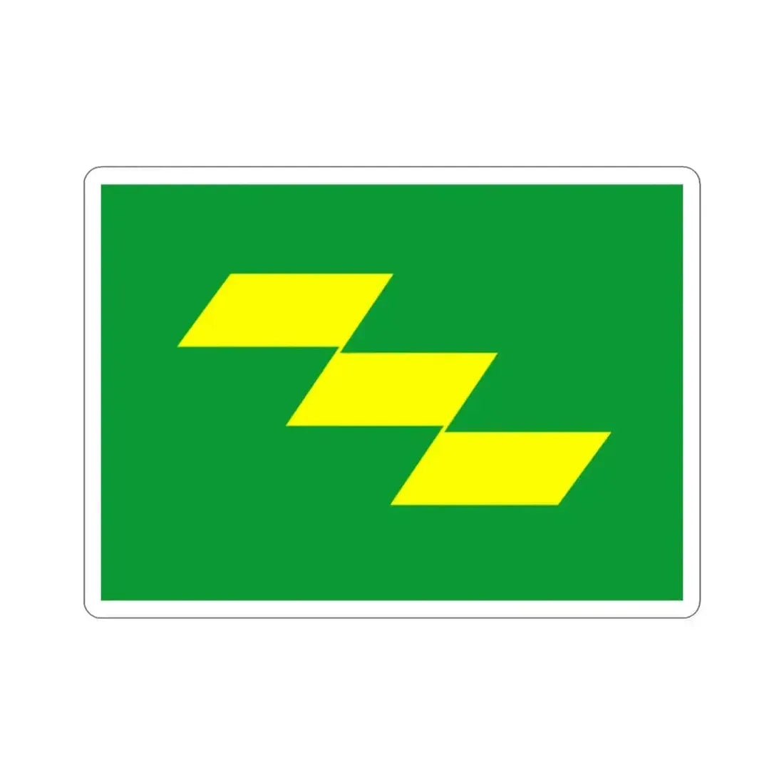 Flag of Miyazaki Prefecture Japan STICKER Vinyl Die-Cut Decal - The Sticker Space