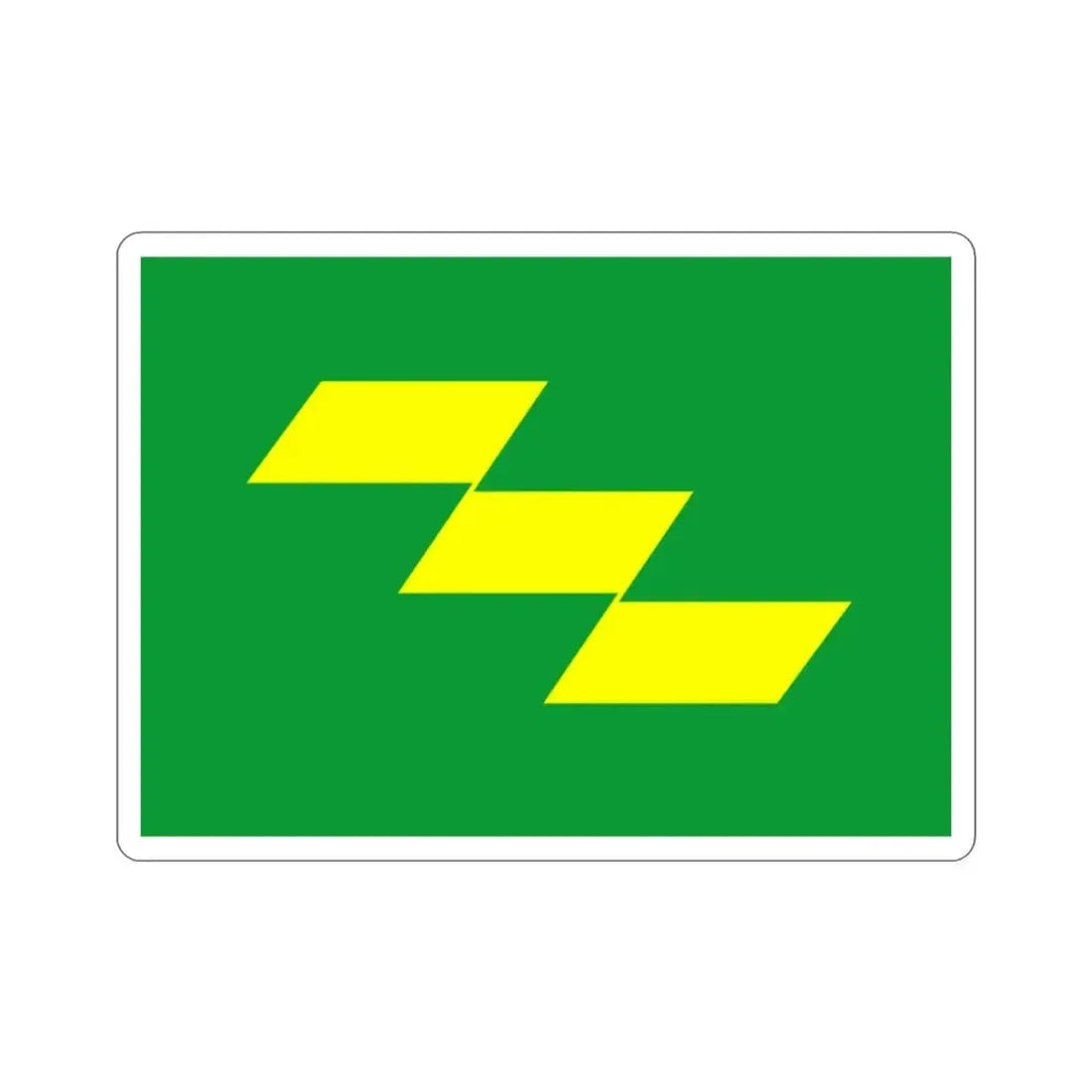 Flag of Miyazaki Prefecture Japan STICKER Vinyl Die-Cut Decal - The Sticker Space