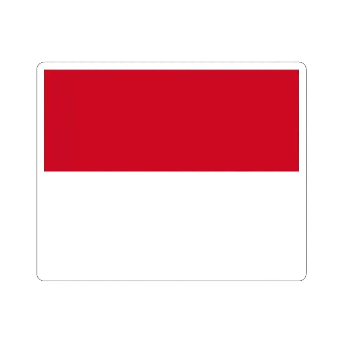 Flag of Monaco STICKER Vinyl Die-Cut Decal - The Sticker Space