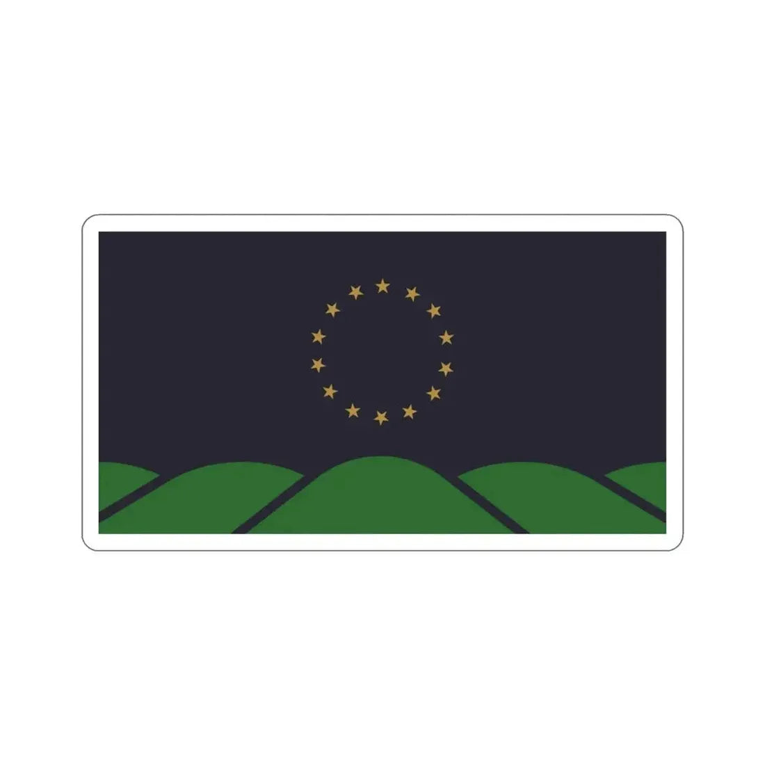 Flag of Montpelier VT USA STICKER Vinyl Die-Cut Decal - The Sticker Space