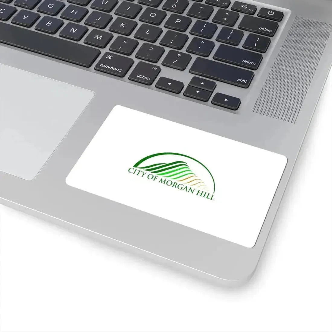 Flag of Morgan Hill California (United States) STICKER Vinyl Kiss-Cut Decal - The Sticker Space