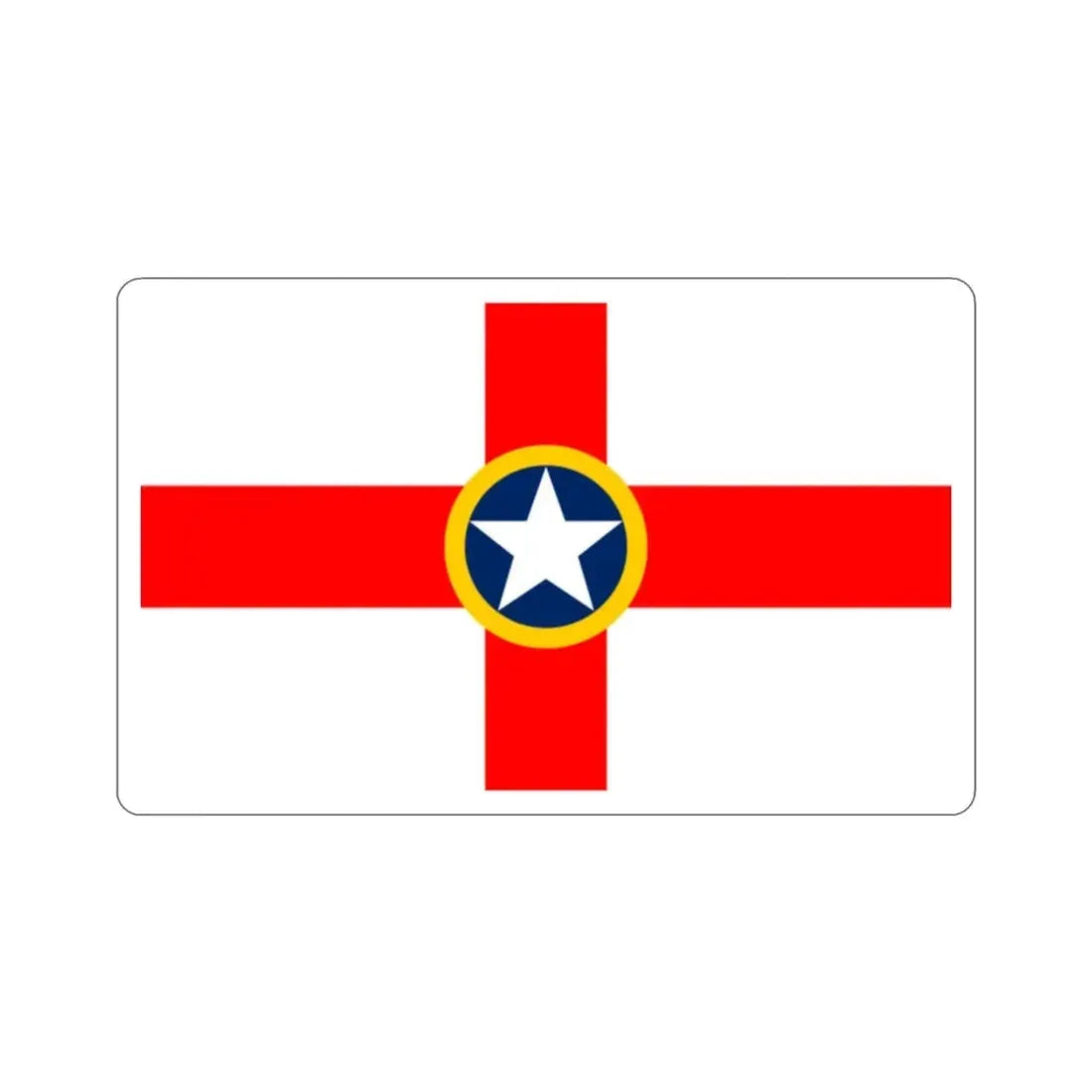 Flag of Mosta Malta STICKER Vinyl Die-Cut Decal - The Sticker Space