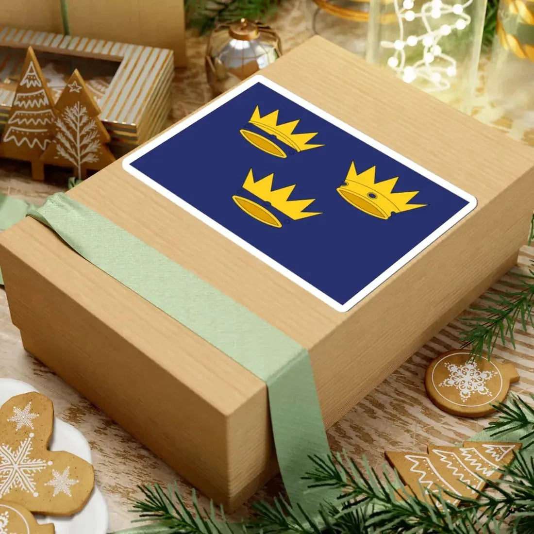 Flag of Munster (Ireland) STICKER Vinyl Kiss-Cut Decal - The Sticker Space