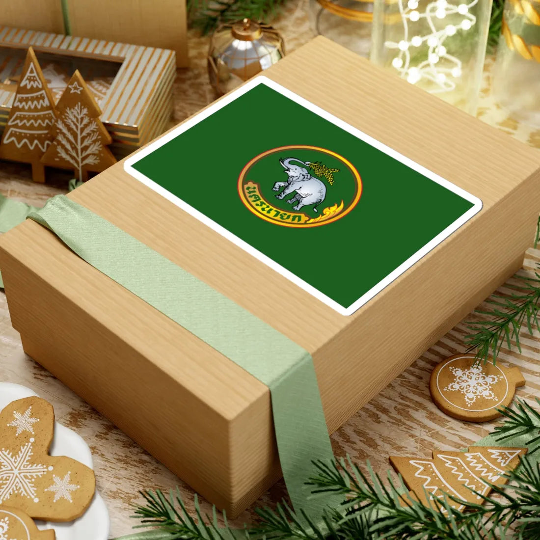 Flag of Nakhon Nayok (Thailand) STICKER Vinyl Kiss-Cut Decal - The Sticker Space