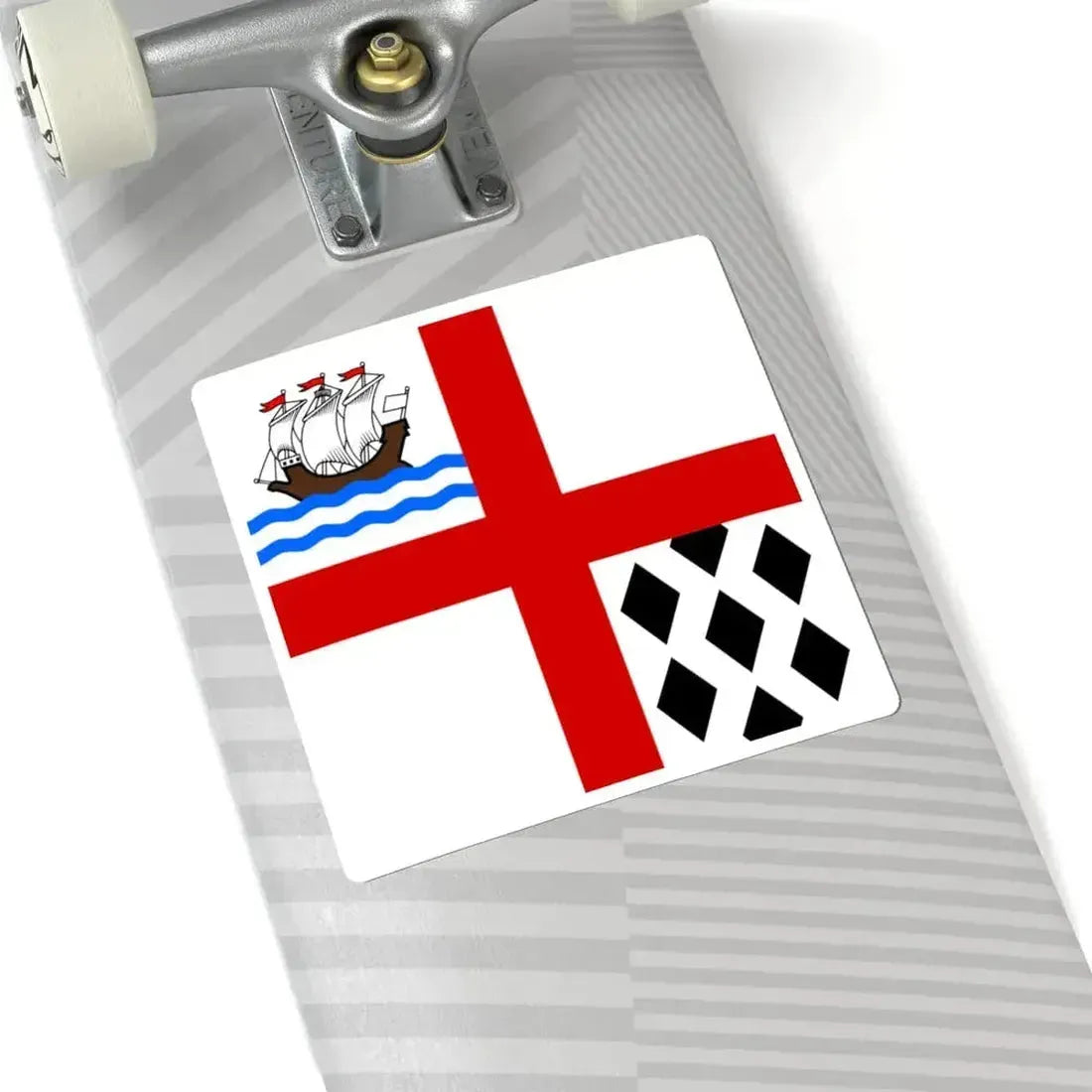 Flag of Nanaimo Canada (Canada) STICKER Vinyl Kiss-Cut Decal - The Sticker Space