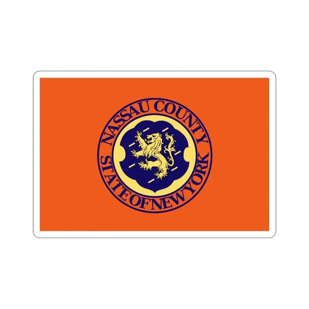 Flag of Nassau County New York STICKER Vinyl Die-Cut Decal - The Sticker Space